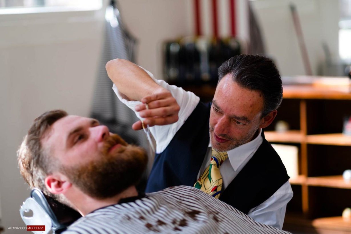 Another client and this time a full beard treatment