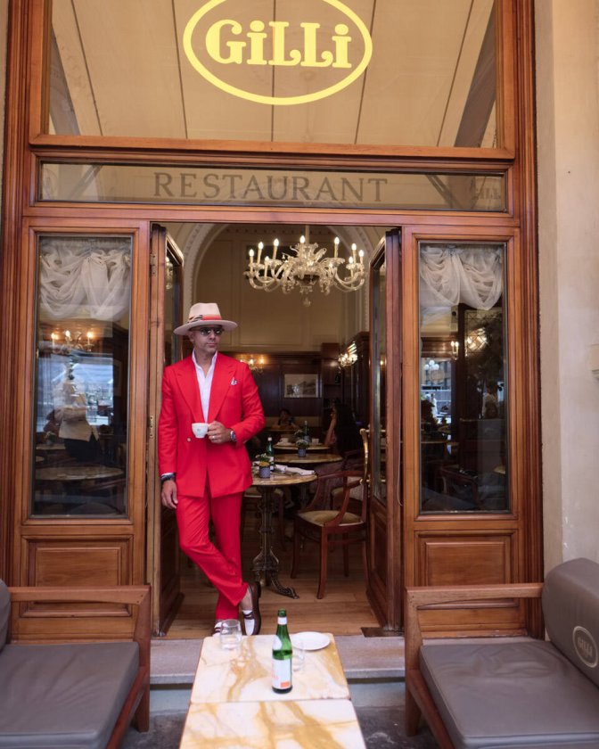 Jason from Style by Sarai photographer in Florence attending Pitti Immagine Uomo