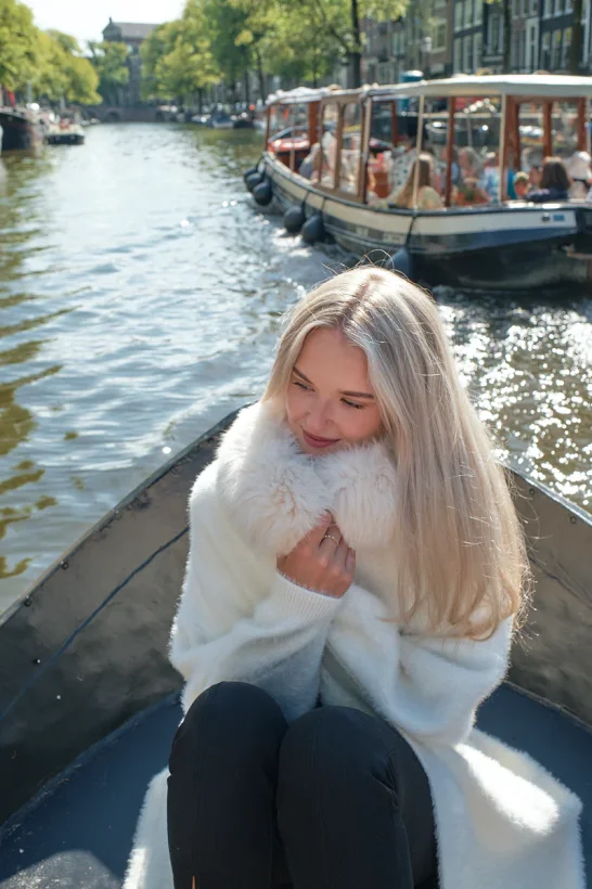 Fashion photography in with the canals for LoveFur