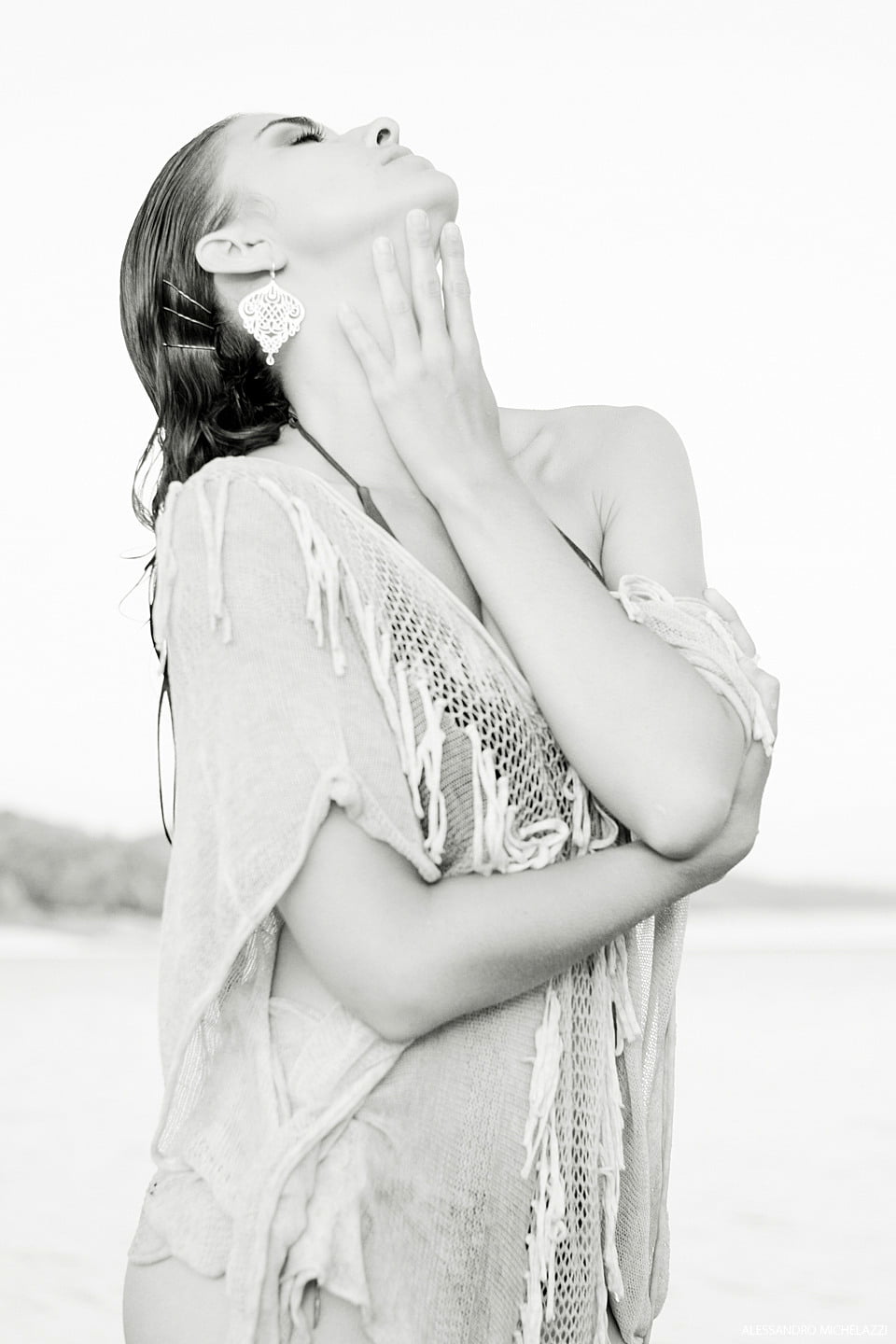 Fashion and portrait photo session at Bilancino Lake, Tuscany