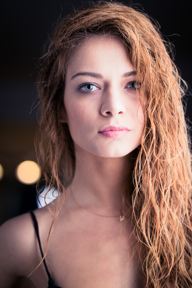 portrait in studio testing Samsung 60mm f 2.8 macro lens