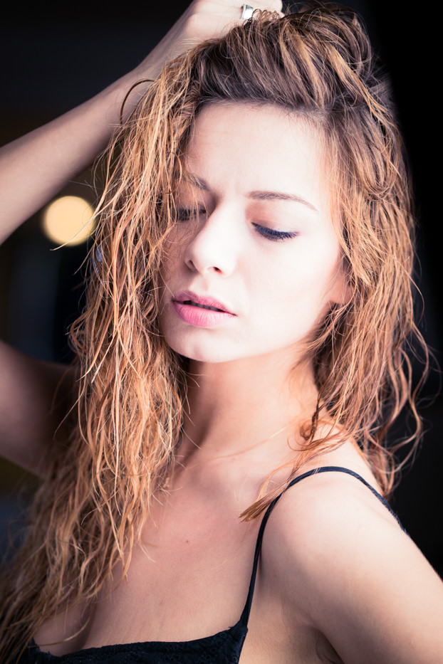 portrait in studio testing Samsung 60mm f 2.8 macro lens