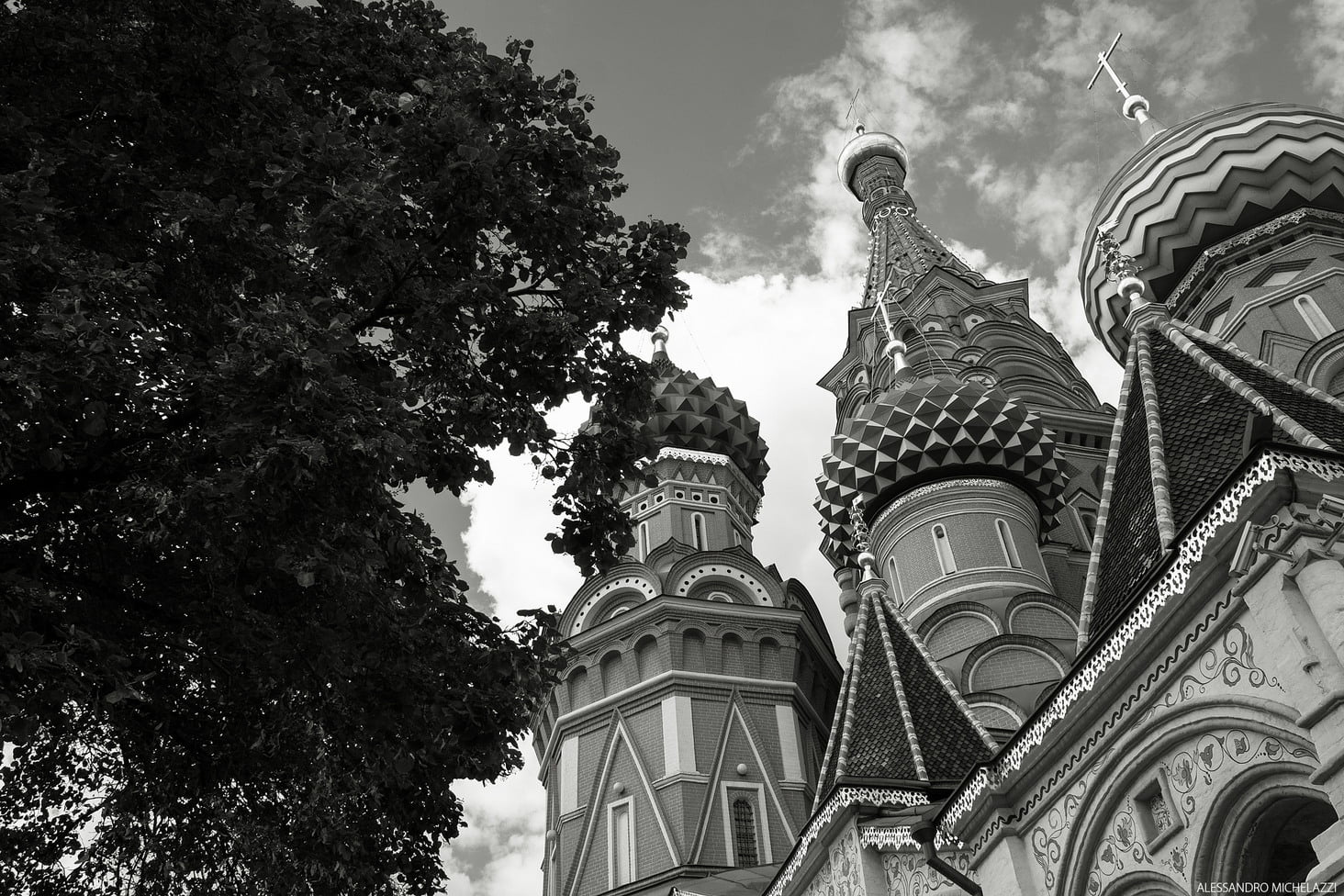 Black and white street photography in Moscow