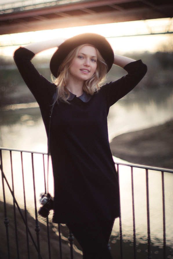 Portrait photo with old Pentax vintage lens
