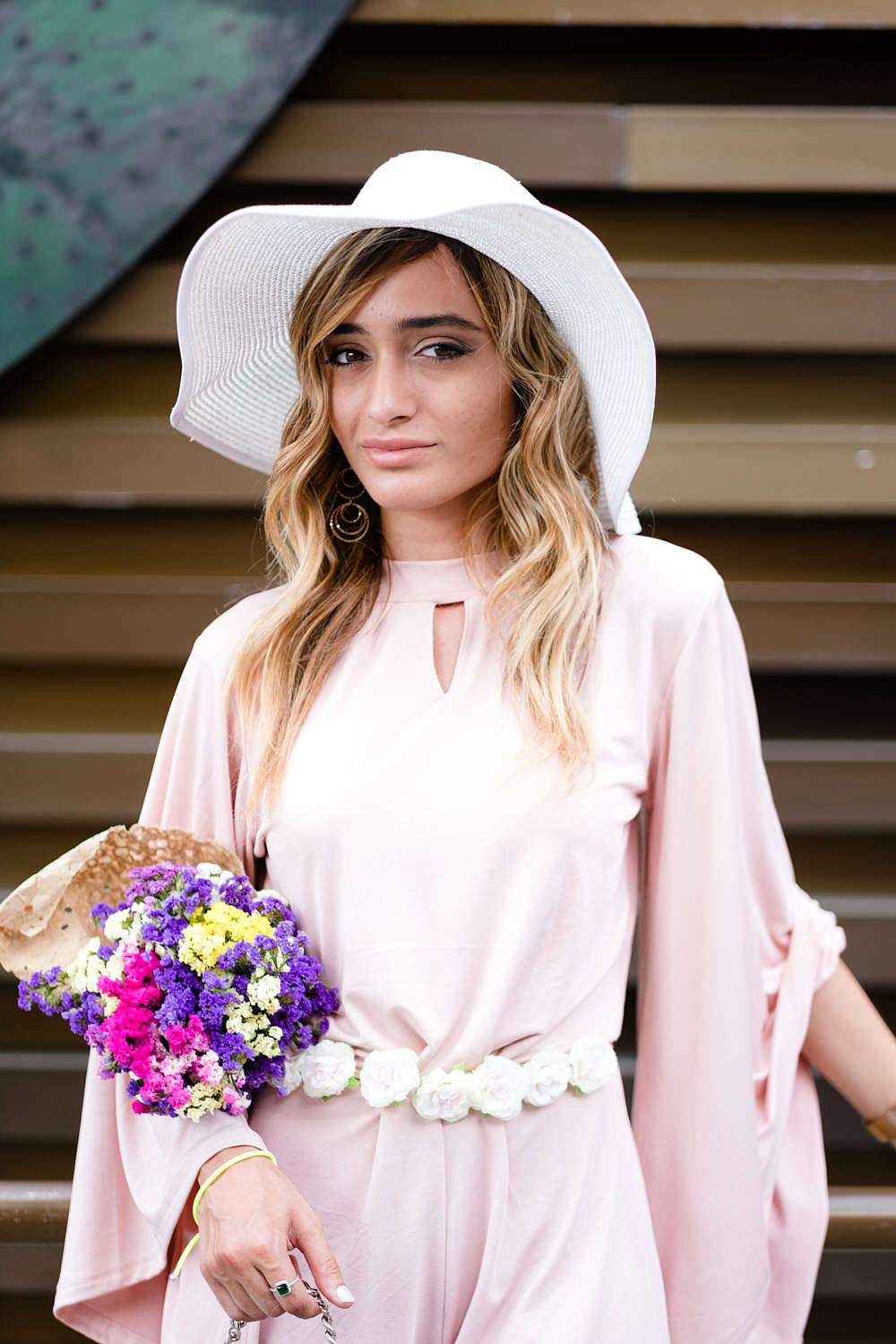 Woman at Pitti Immagine Uomo in Florence Woman at Pitti Immagine Uomo in Florence