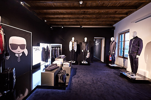 Karl Lagerfeld stand 93 Pitti Immagine Uomo Karl Lagerfeld stand 93 Pitti Immagine Uomo