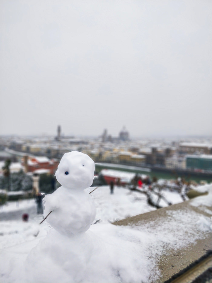 Florence under the snow photo reportage with OnePlus 5t Florence under the snow photo reportage with OnePlus 5t