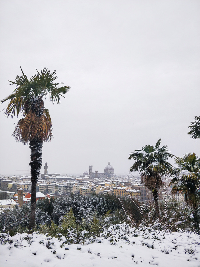 Florence under the snow photo reportage with OnePlus 5t Florence under the snow photo reportage with OnePlus 5t