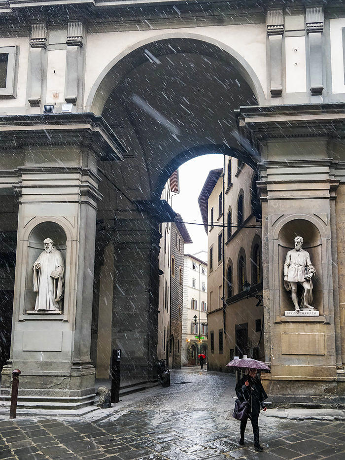 Florence under the snow photo reportage with OnePlus 5t Florence under the snow photo reportage with OnePlus 5t