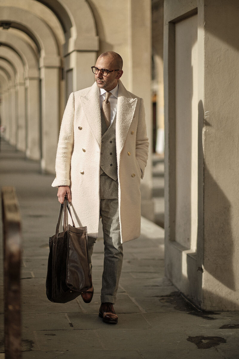 Street Fashion Session in the Streets of Florence with Jason Sarai from Style by Sarai, Florence, January 2023